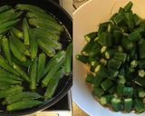 鯖缶とオクラのピリ辛胡麻ダレサラダ作り方4写真