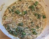 鯖缶とオクラのピリ辛胡麻ダレサラダ作り方5写真