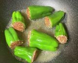 まいのためのピーマンの肉詰め作り方5写真