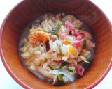 ご飯で作る♪栄養&彩りup春の七草粥作り方4写真