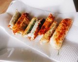 お弁当★明太子&シソのスティックチーズ作り方6写真