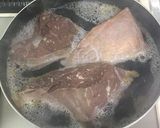 ビールが進む♬希少部位の牛フワの竜田揚げ作り方1写真