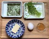 ＜健康レシピ＞３分で餅入りとろたまスープ作り方1写真