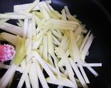 コールラビのツナマヨ炒め作り方3写真