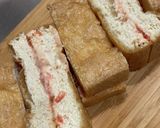 栃尾揚げの味噌マヨサンド!作り方7写真