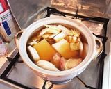 醤油ラーメンスープで中華風の雑煮作り方2写真