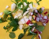 レンジでそば粉の七草粥〜ゆるそば新春編作り方2写真