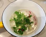 レンジでそば粉の七草粥〜ゆるそば新春編作り方3写真