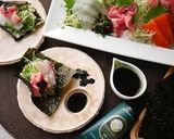 生スピルリナ醤油の手巻き寿司作り方3写真