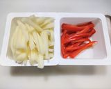 レンコンとパプリカのキンピラ◎簡単です作り方1写真