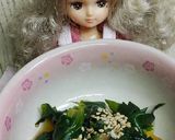 リカちゃん♡おかわかめのごま油風おひたし作り方14写真