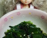 リカちゃん♡おかわかめのごま油風おひたし作り方17写真