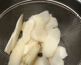 ベビー帆立とウドのにんにく味噌炒め作り方5写真