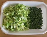 ポリ袋1枚で!キャベツのキムチ風浅漬け作り方1写真