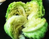 焼きキャベツのオリーブオイルかけ作り方2写真