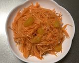 材料2つ。好きすぎるにんじんサラダ作り方4写真