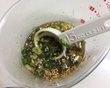 蒸し鶏の肉汁で！やみつきネギダレ作り方4写真