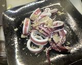 あっさりと茹でイカを生姜醤油で。作り方5写真