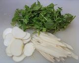 ささっと^^ 春の七草de浅漬け作り方1写真