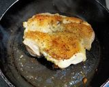 鶏もも肉のソテー、粒マスタードソース作り方5写真