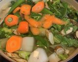 野菜クズ出汁で☆ミネストローネ☆パスタ入作り方1写真