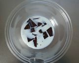 バレンタインに☆チョコレートクラフティ。作り方1写真