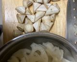 豚コマ肉と根菜の味噌煮作り方1写真