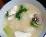 小松菜豆腐マッシュの味噌汁作り方5写真