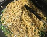 しらすとネギの和風ゆずパスタ作り方7写真