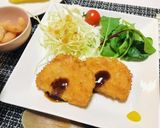 贅沢ハムカツメインの夕飯献立具沢山スープ作り方2写真