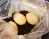 とっても簡単な煮卵の味つけ☆麺つゆ♪作り方2写真