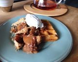 外ザク中じゅわ♡アップルクランブル作り方10写真