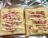 ベーコンととろけるチーズでトースト食パン作り方2写真
