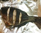 焼きメジナにねぎ塩ガーリックのせ作り方3写真