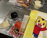 しまじろうのキャラケーキ チョコプレート作り方1写真