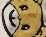 しまじろうのキャラケーキ チョコプレート作り方6写真