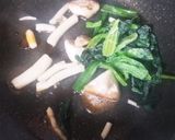 初冷凍きのこmixでほうれん草バター♡作り方8写真