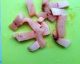カジキマグロとキャベツのカレー炒め作り方2写真