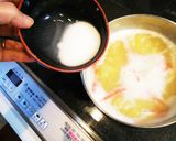 【簡単】カニカマ入中華かき卵コーンスープ作り方5写真
