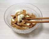 意外な組み合わせ♪「モッツァレラメンマ」作り方4写真