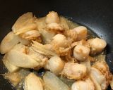 ベビー帆立とウドのにんにく味噌炒め作り方7写真