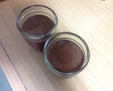 チョコ不要★ココアで濃厚生チョコ風プリン作り方6写真