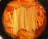 サバ缶トマトソースパスタ作り方4写真