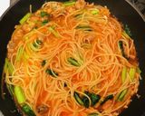 サバ缶トマトソースパスタ作り方8写真