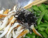 ゴーヤとちくわの塩昆布レモン作り方3写真