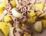 豚バラ肉とじゃがいもの甘辛照り焼き炒め作り方4写真