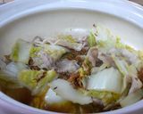 白菜と豚肉のまぐろフレーク煮作り方4写真