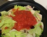 白菜と豚バラ肉のトマト煮込み作り方4写真