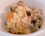 鶏ときのこの炊き込みご飯　作り方4写真