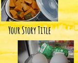 チーズ風味たまご南瓜煮付サラダ(簡単)作り方2写真